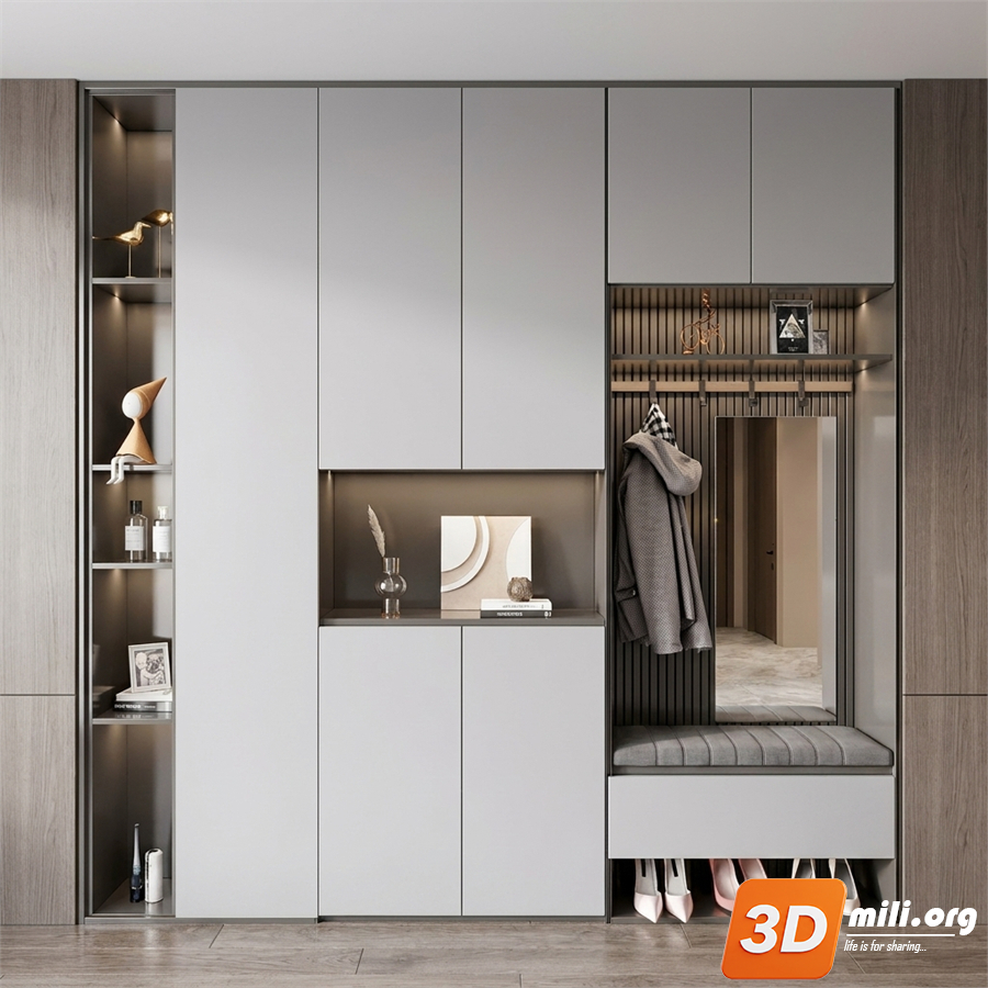 Shoe cabinet Skp Files